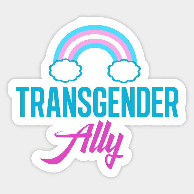 Transgender Ally Sticker by epiclovedesigns